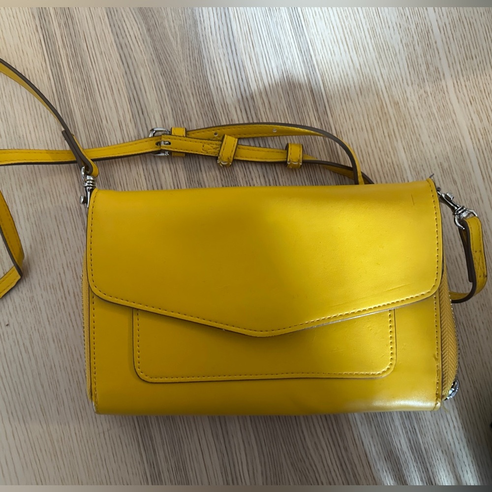 Vera Bradley Yellow Leather Purse